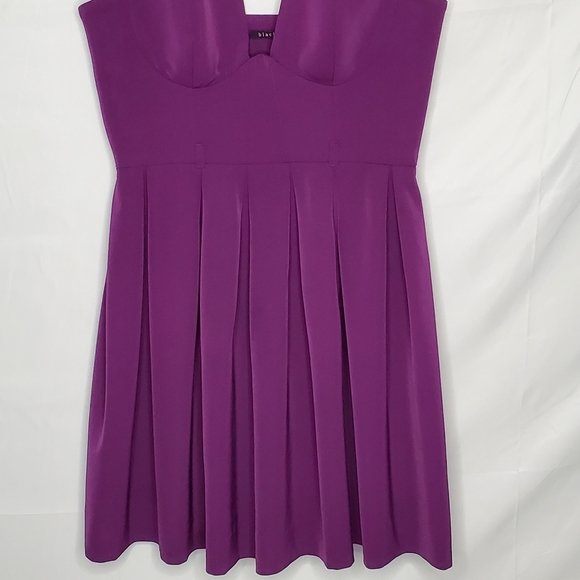 HOMECOMING ⭐️Black Halo Mini Dress Purple - Picture 6 of 12